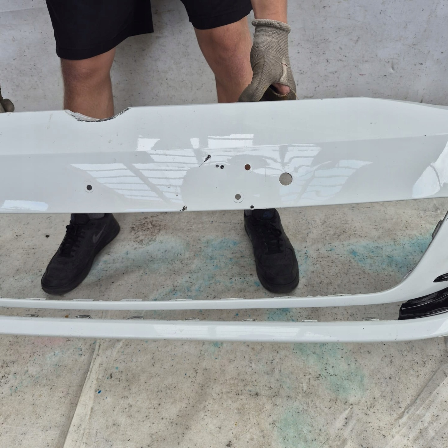 VW GOLF VII 7 GTI 12-16 bumper front front 6XPDC SPR 5G0807221L
