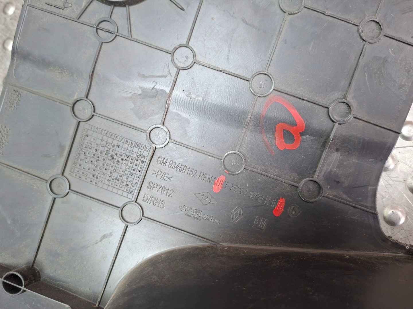 STOPIEN right front 769518239R RENAULT TRAFIC III VIVARO B 2014