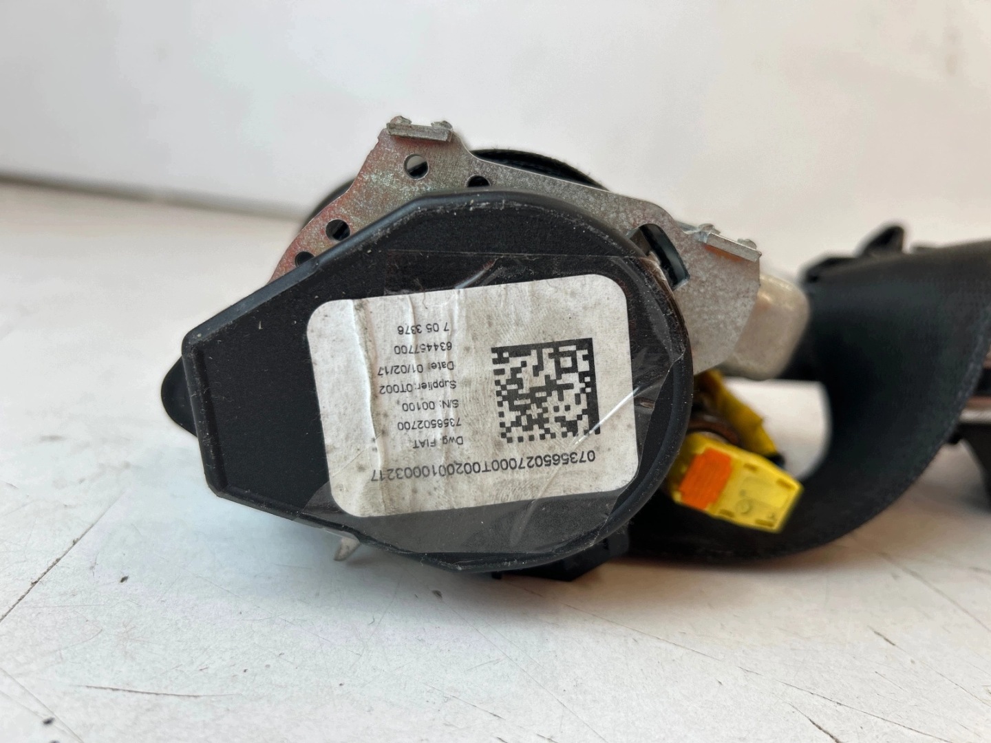 tension belt safety front front right Fiat Tipo II