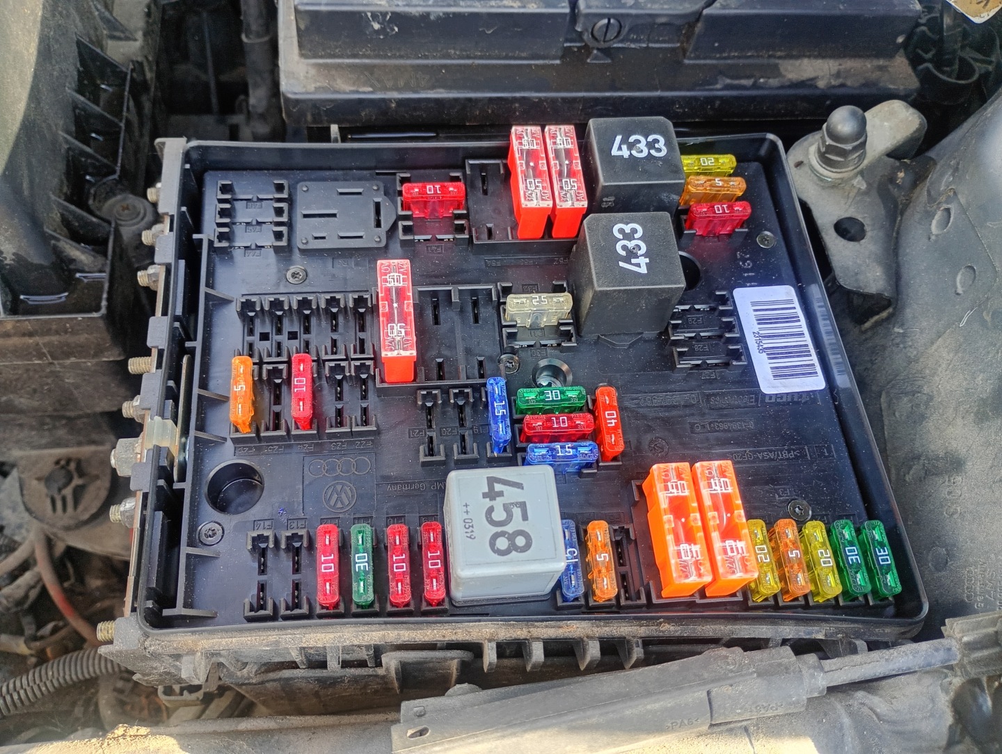 Kasten der Sicherungen Audi A3 8P 03-12 2.0 TDI