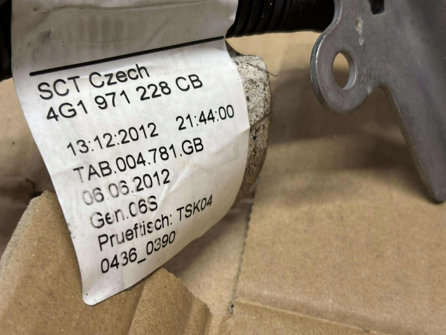 bundle of the engine ROZRUSZNIKA AUDI A6 RS6 A7 RS7 4G0971824R