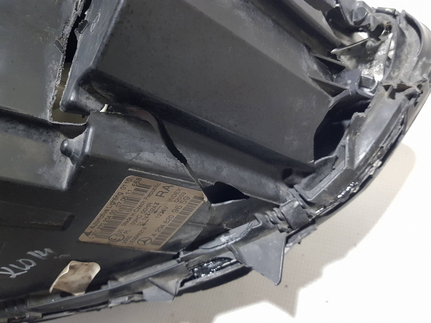 light front front right Mercedes C W204 LIFT ANGLIK 2048209659