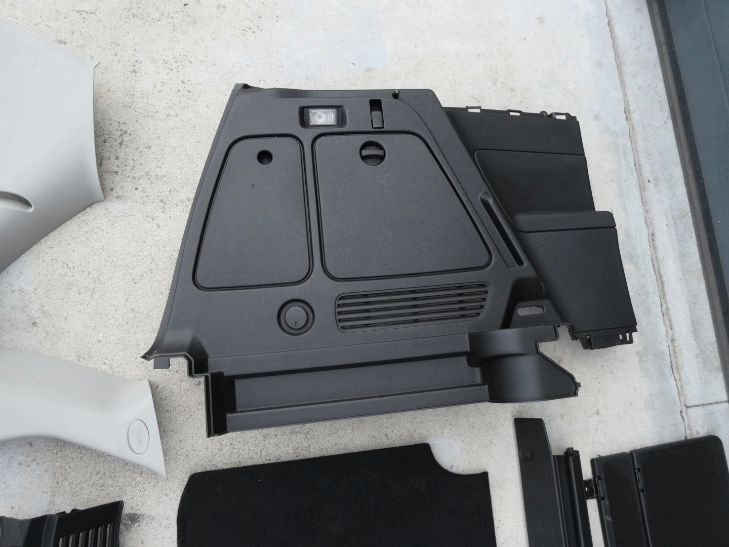 upholstery boot side mats OPEL MERIVA B