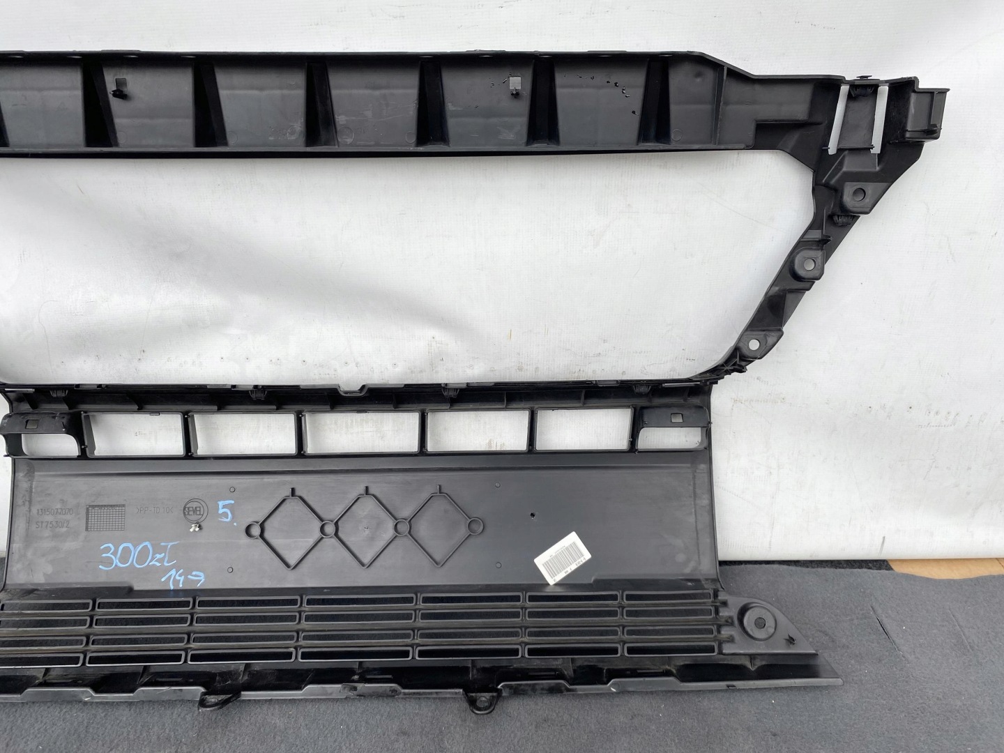 DUCATO BOXER JUMPER 17- Stoßstange mitte Original schwarzer 1315077070