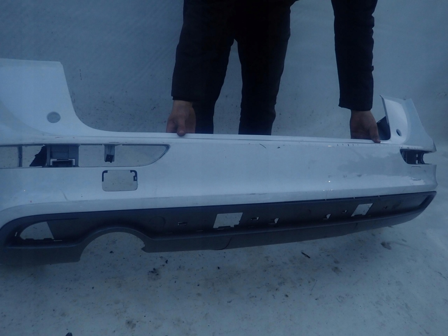 AUDI Q5 8R 08-16 S-LINE bumper rear part 1 pipe