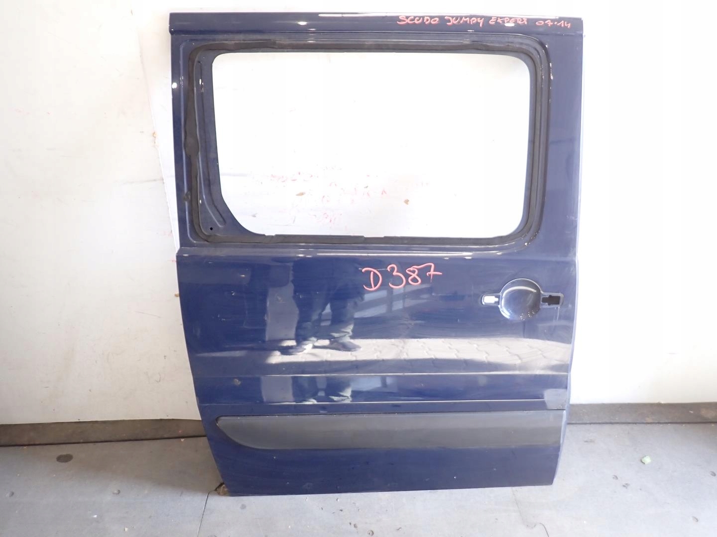 door rear part rear. right sliding SCUDO JUMPY EXPERT II 2007-2016