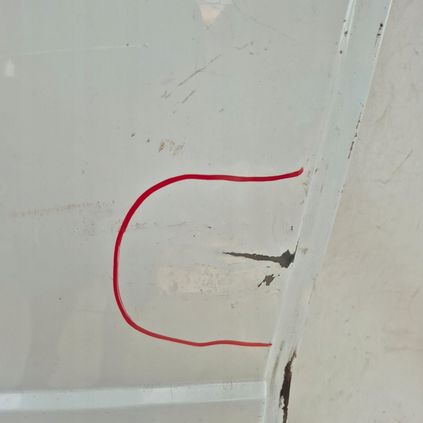 FORD TRANSIT CUSTOM and 1 MK1 12-23 door rear part rear. left