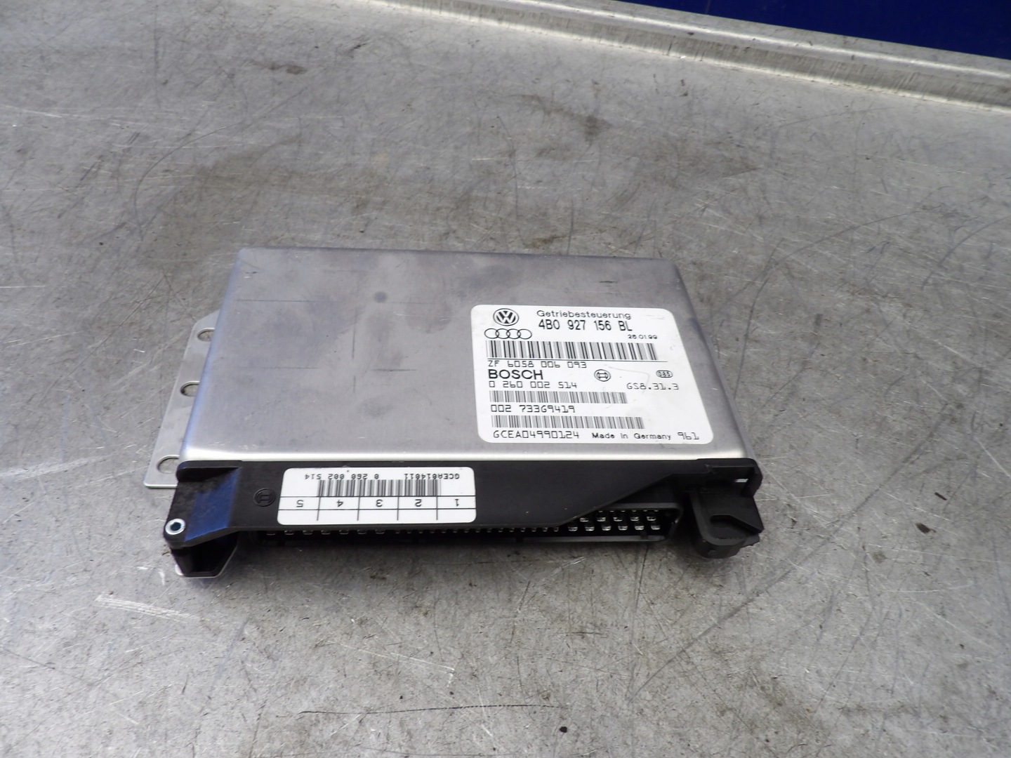 Audi A6 C5 2,5 TDI Bedienteil Getriebe getriebe 4B0927156BL 0260002514