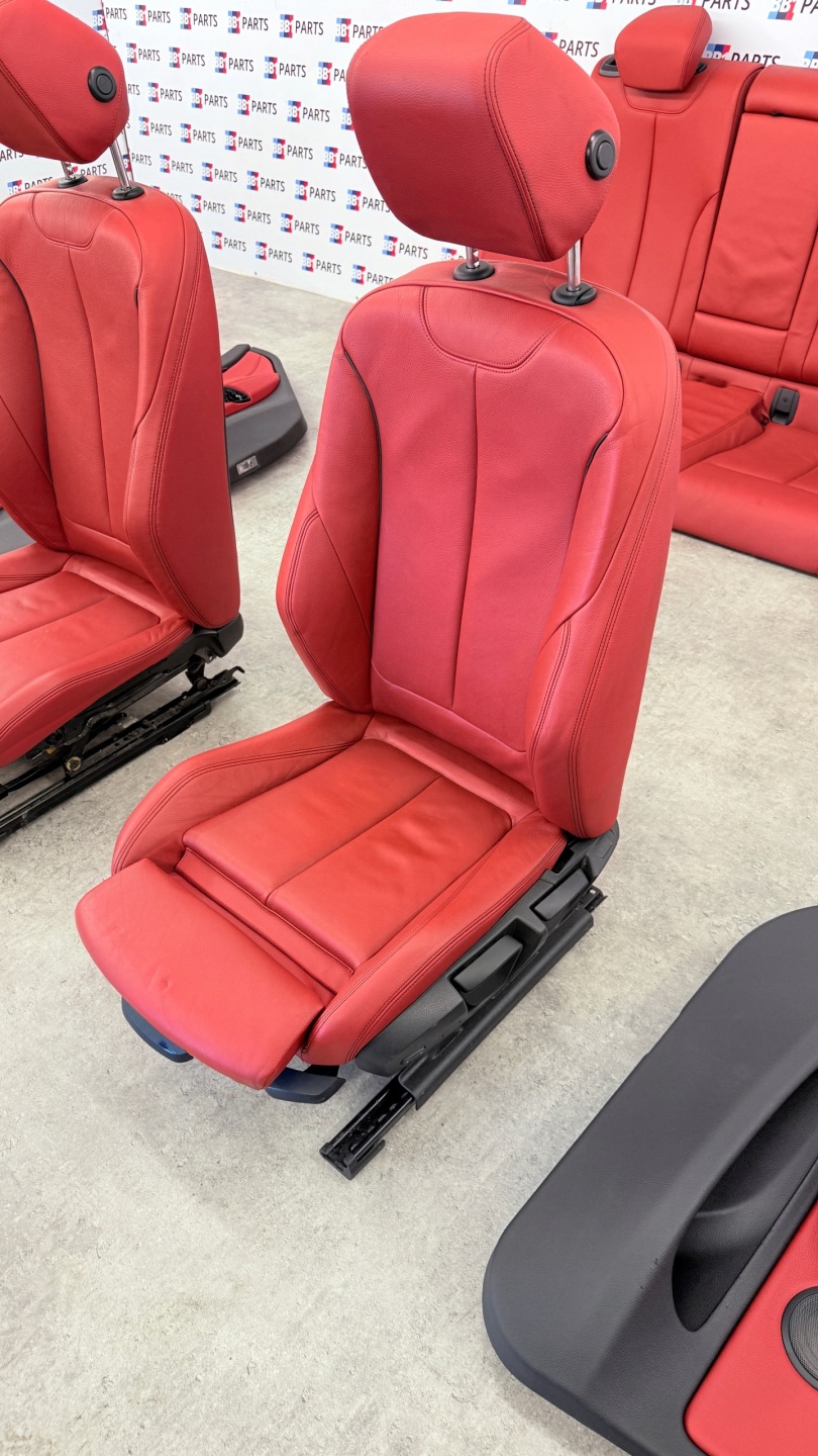BMW F36 seats side m-packet red leather heated EU nice