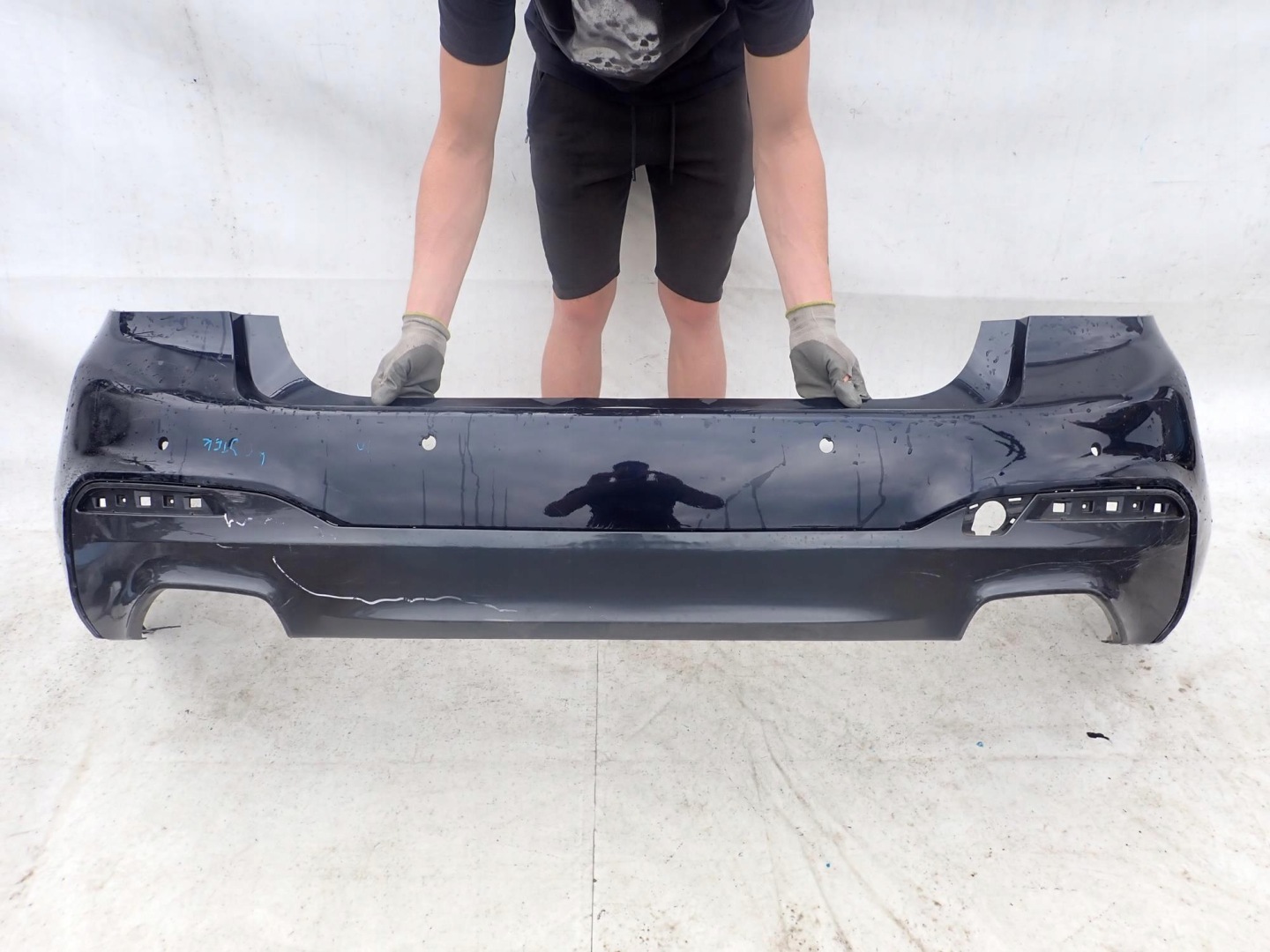 BMW 5 G30 sedan m-packet 17-20 bumper rear part rear 6XPDC
