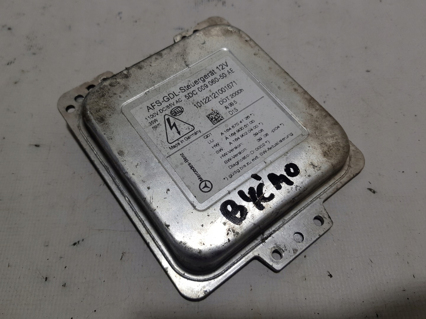 control unit XENON MERCEDES ML W164 GL X164 1648704126