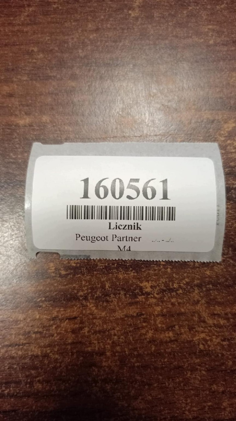 PEUGEOT PARTNER dials 9656801680