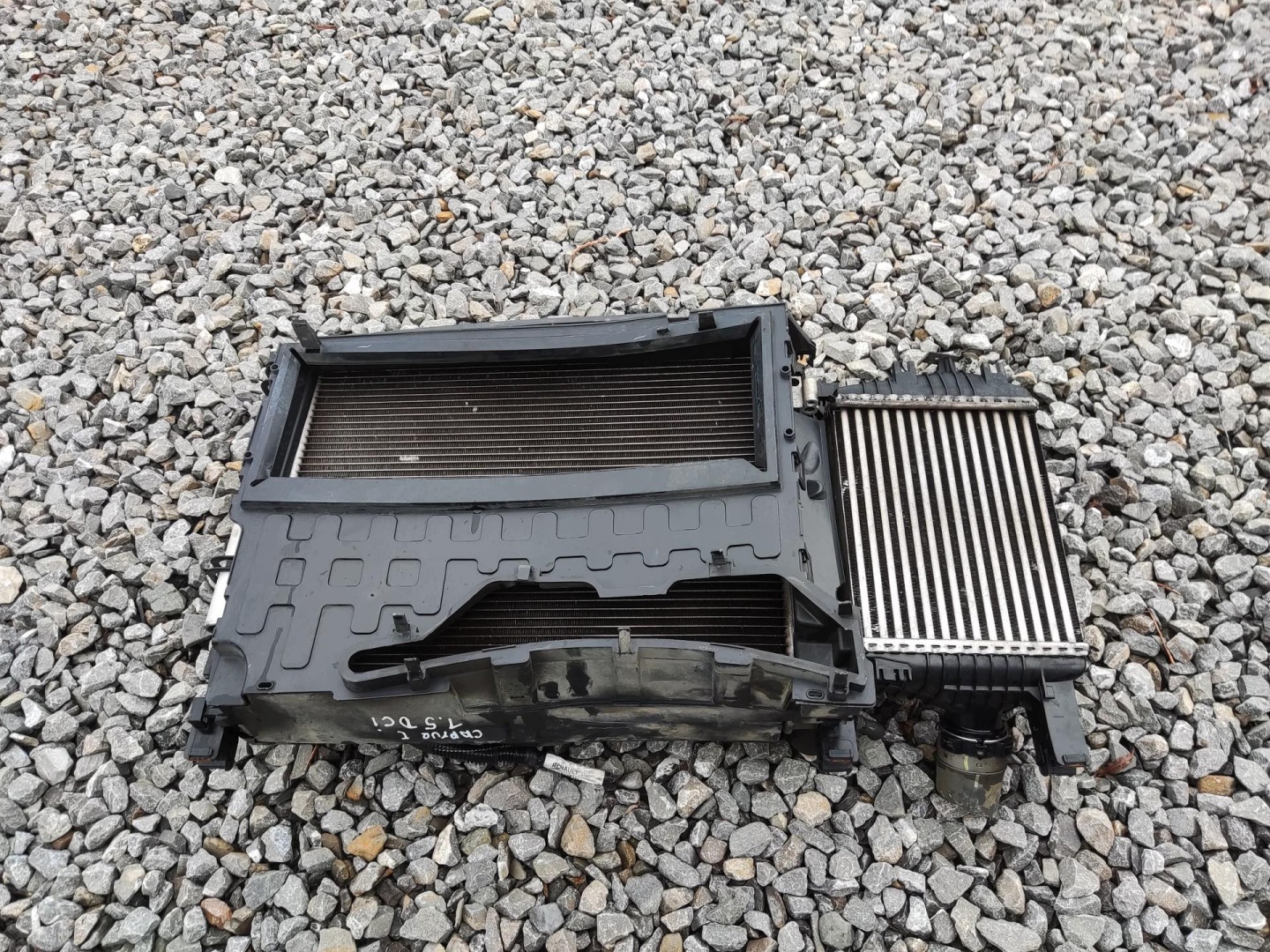 KOMPLET radiatore radiatore VENTOLA RENAULT CAPTUR e 1.5 DCI 2013-2016