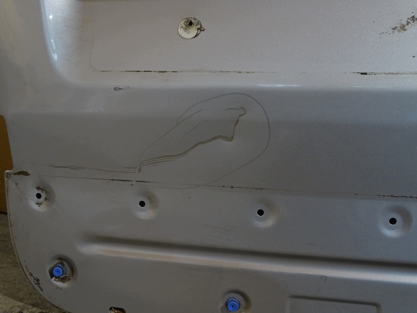 door left rear part left TYLNIE RENAULT MASTER III