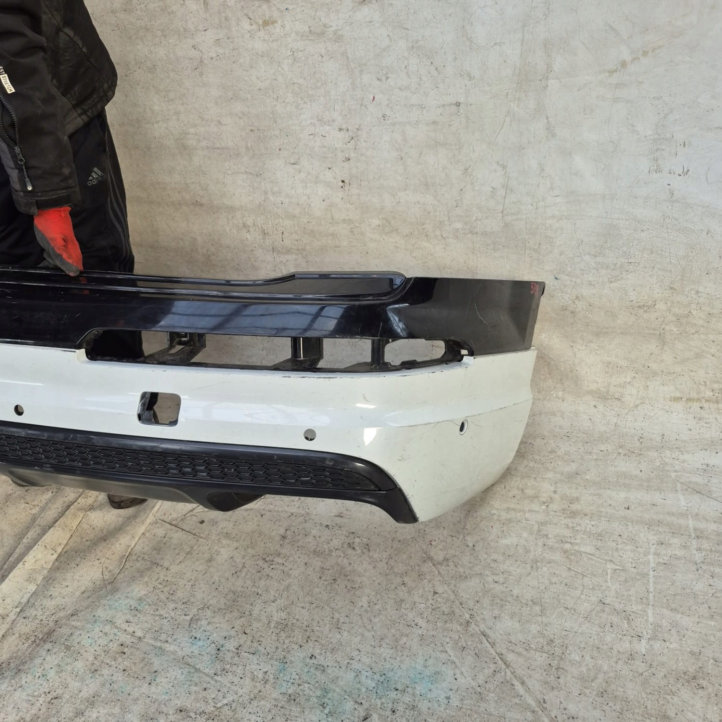 AUDI Q7 4M S-LINE bumper rear part rear