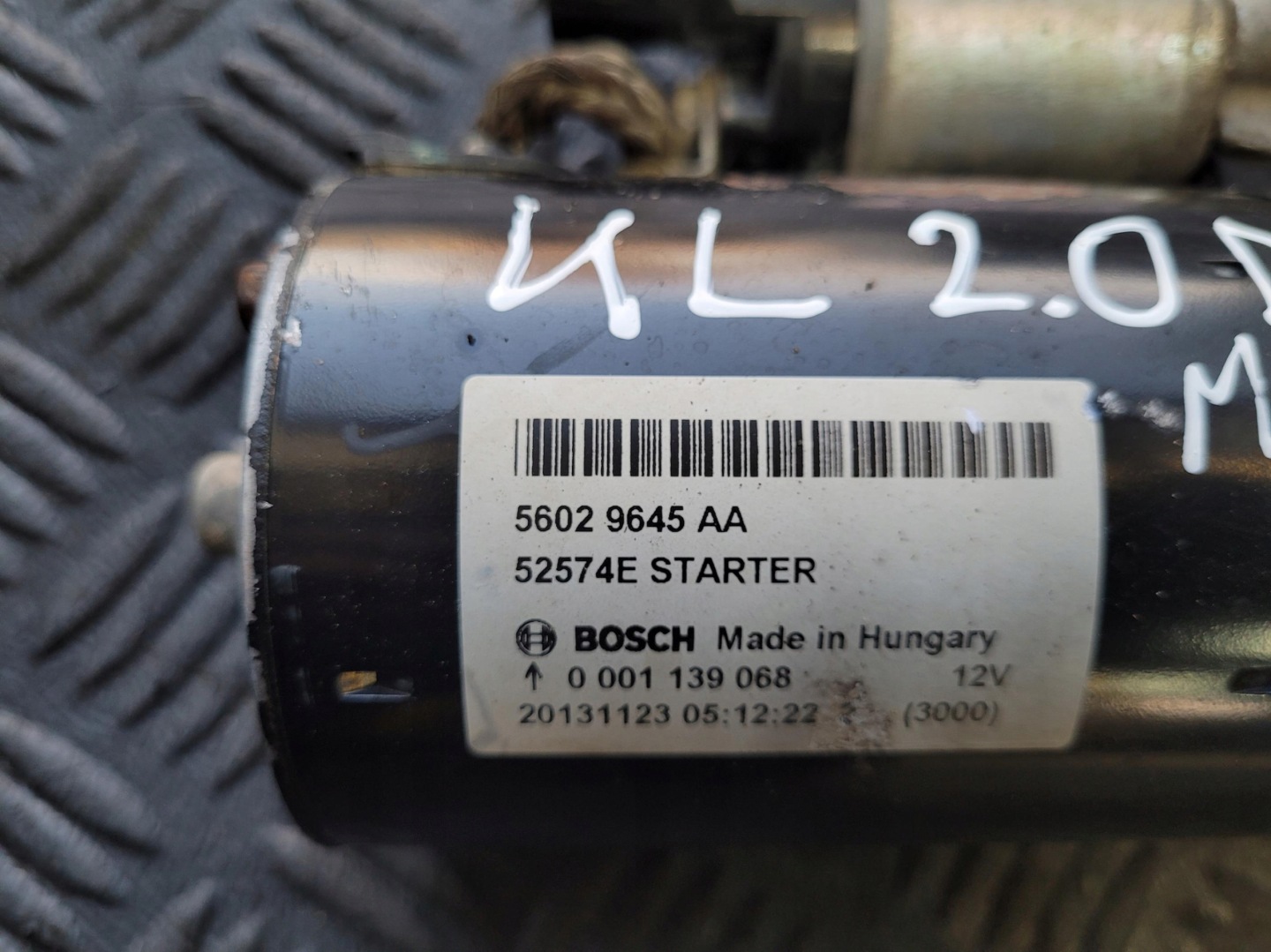 starter 56029645AA MANUAL 4X4 JEEP CHEROKEE KL 2.0 CRD MTJ MULTIJET