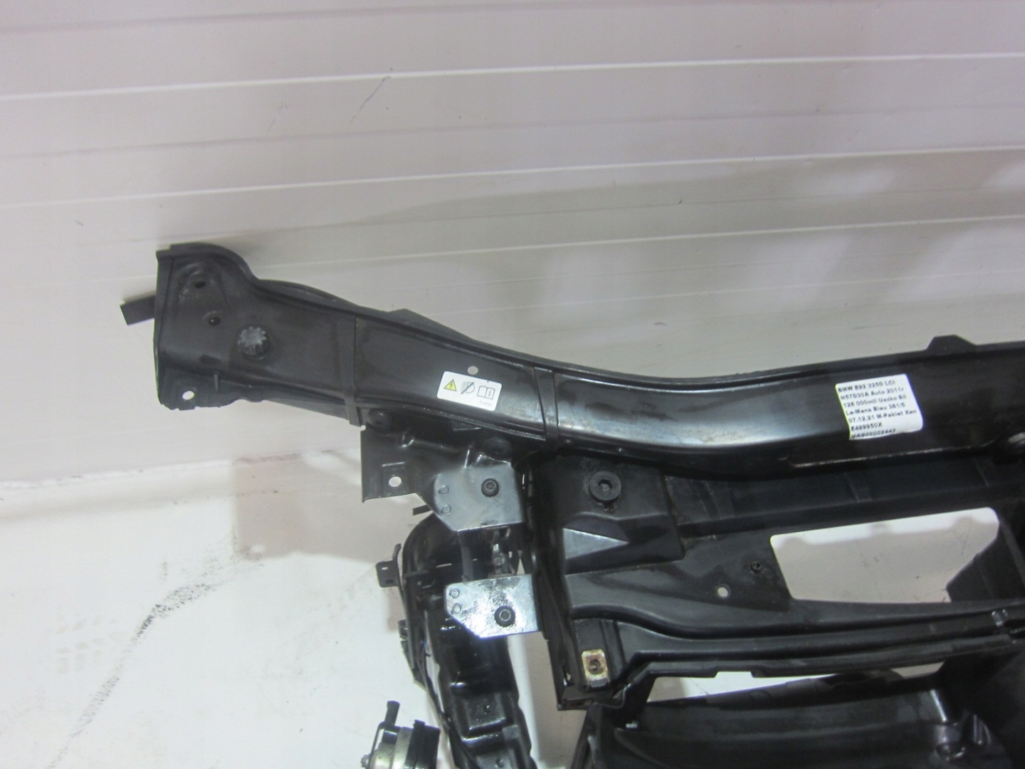 BMW E92 E93 support panel for radiators pillar iron 51117267671 51718046509 MPAKIET