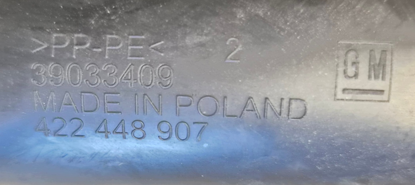 pipe WLEW tank washers OPEL ASTRA K
