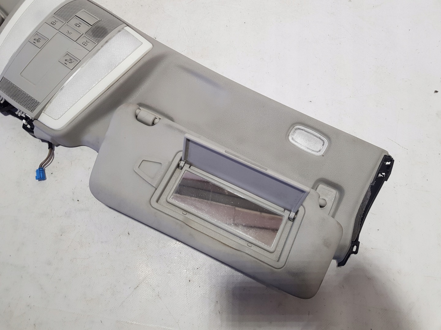 visor visors right left KPL roof upholstery light MERCEDES W207 C207 CABRIO