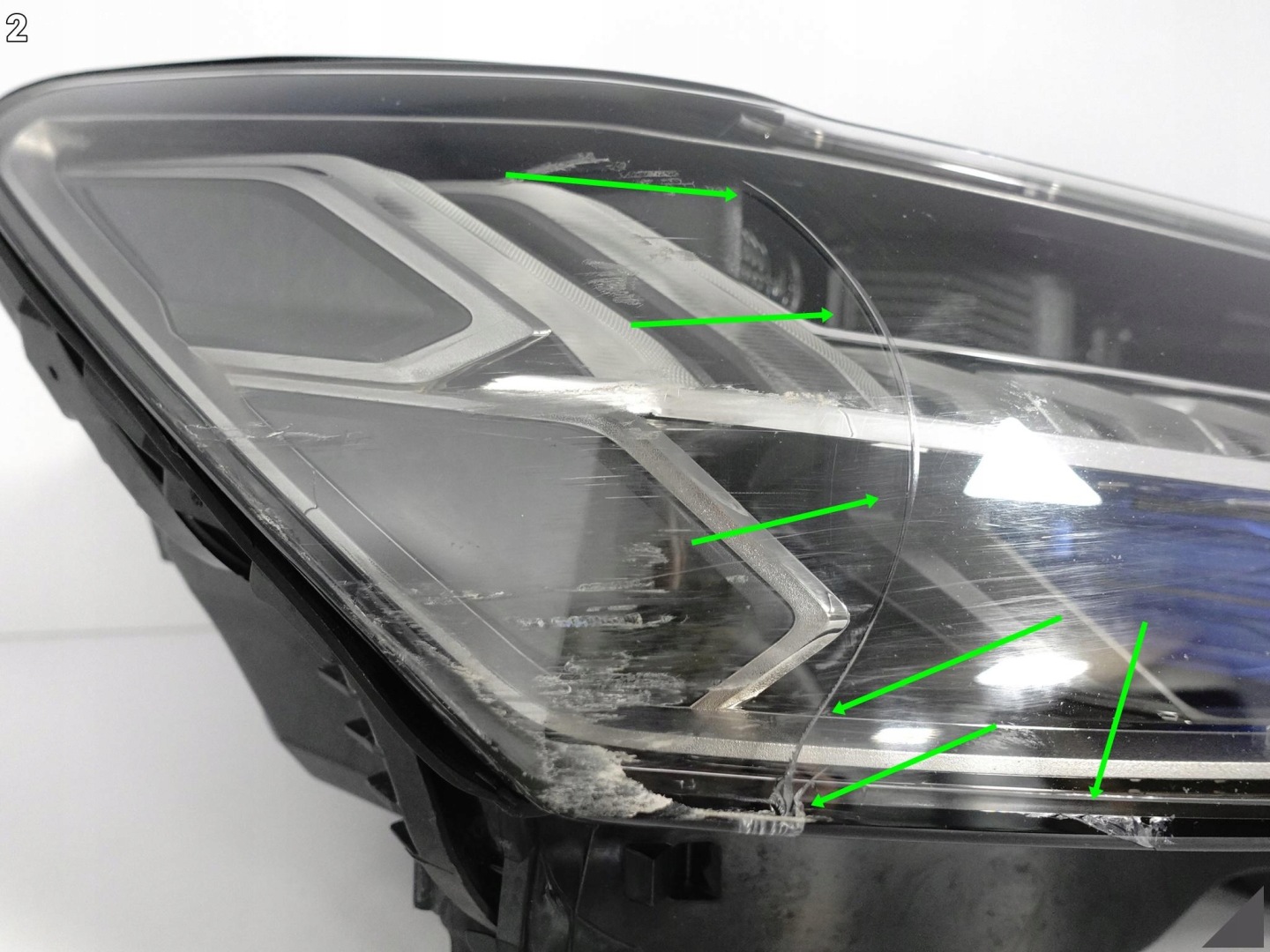 AUDI RS6 4K0 RS7 A7 4K8 C8 19- light LASER FULL LED right front EUROPA 086F