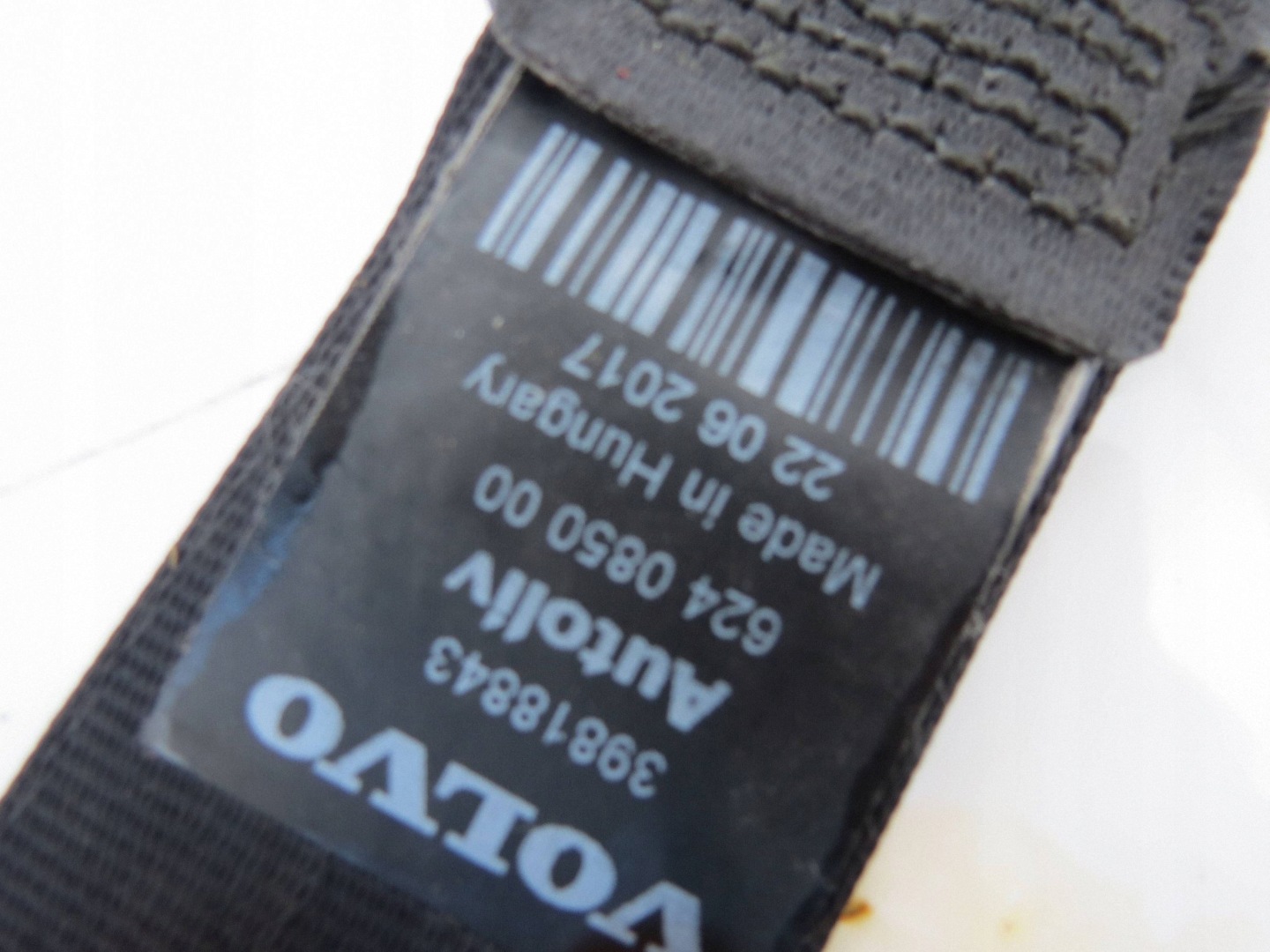 tension belt safety right front VOLVO V60 39818843