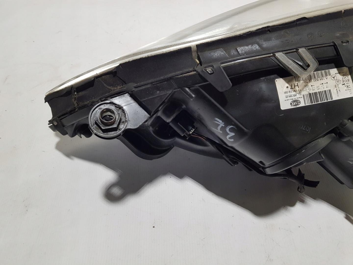 light right front MERCEDES ML W164 LIFT H7 UK