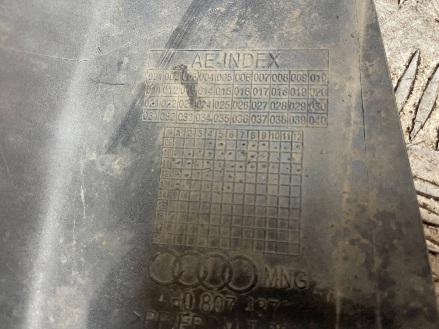 front bumper front AUDI A8 D4 4H 4H0807437
