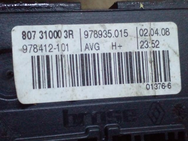 mini motor windows right rear part RENAULT LAGUNA III EU