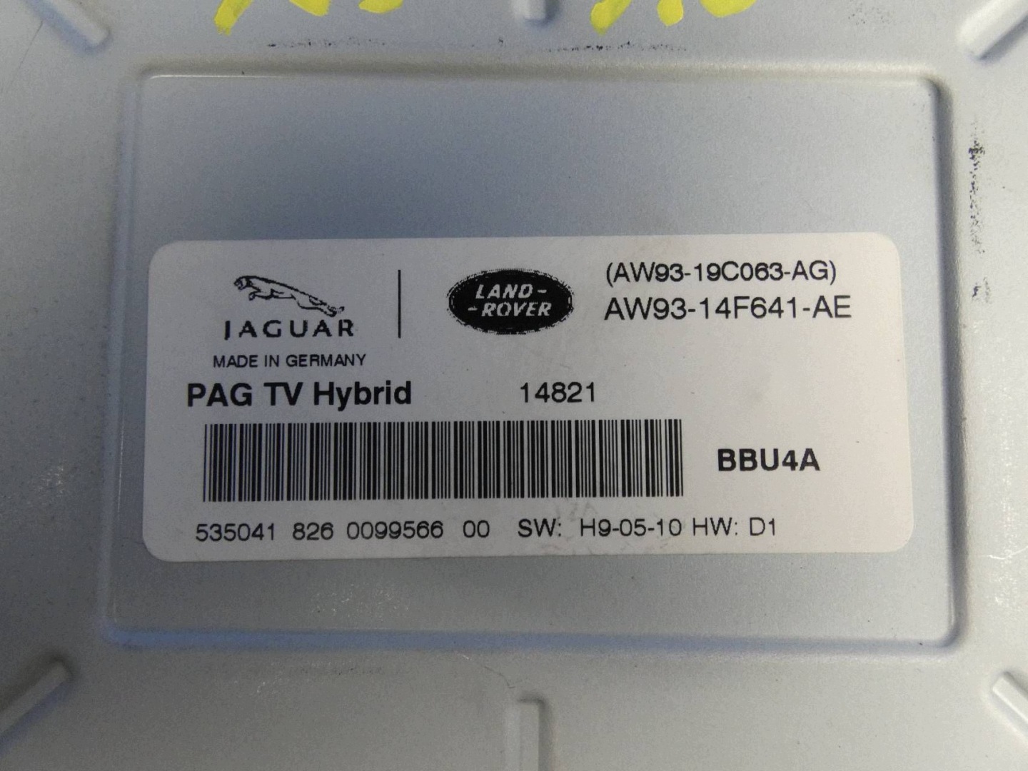 antenna amplifier Jaguar XJ X351 AW9319C063AG
