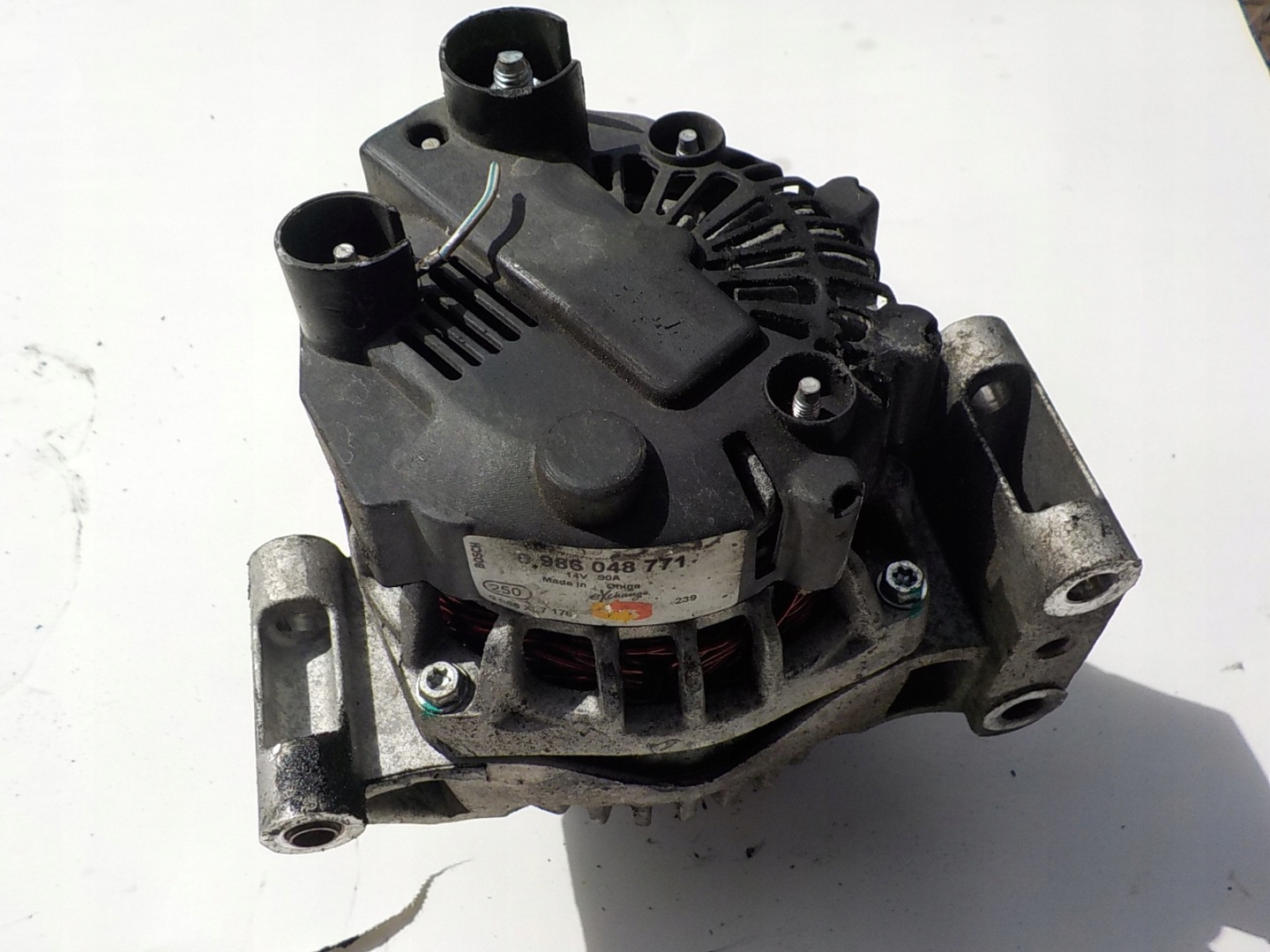 FIAT GRANDE PUNTO 1.3 CDTI alternator does not have