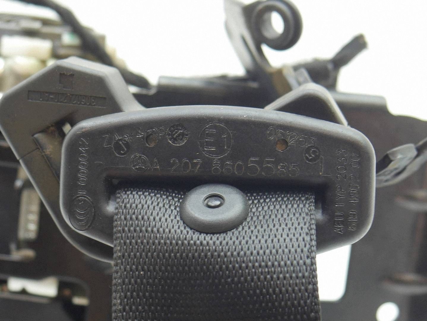 seat belt left front front MERCEDES E W207 COUPE A2078605585