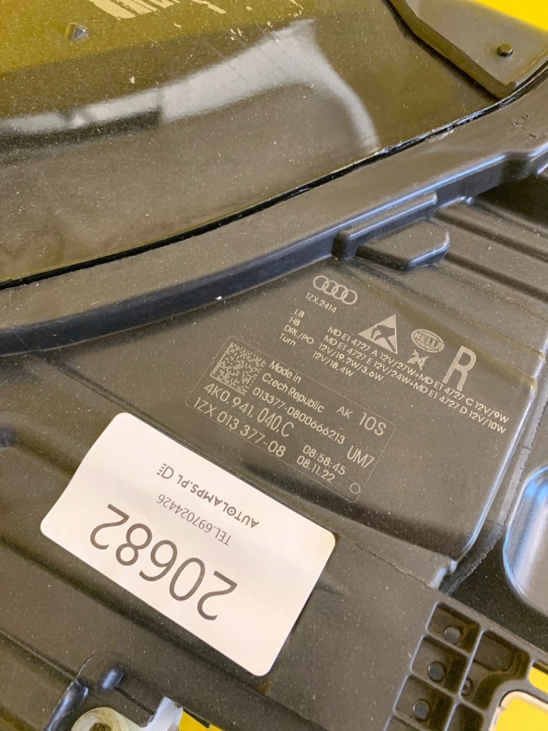 LICHT RECHTS AUDI A6 C8 FULL LED 4K0941040C