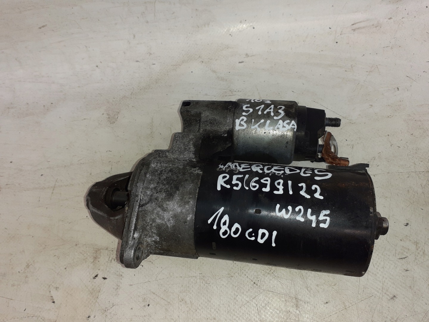 MERCEDES W245 B-Klasa 180 CDI starter 10z