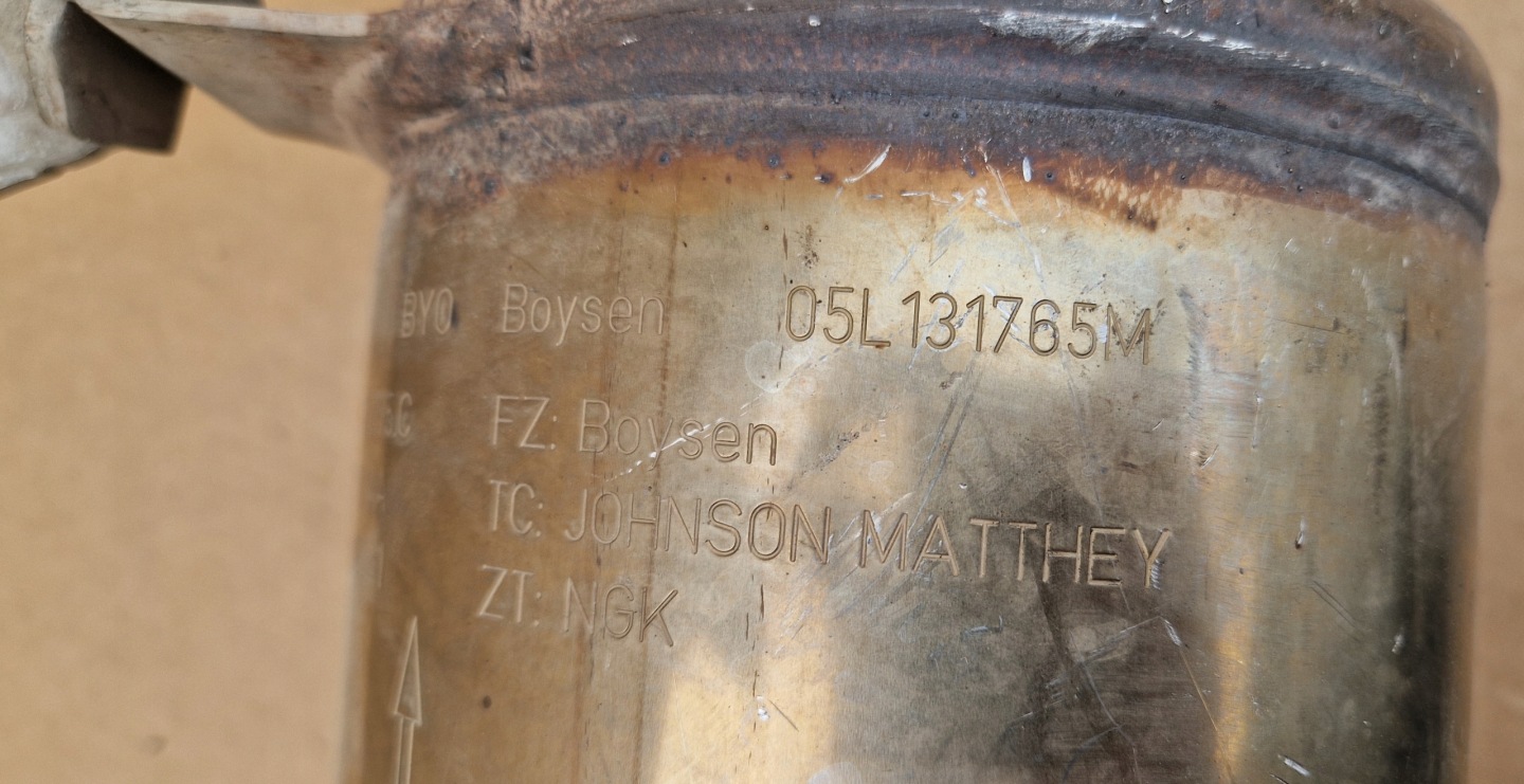 DPF catalyst 05L131775C 05L131765M VW AUDI as new original