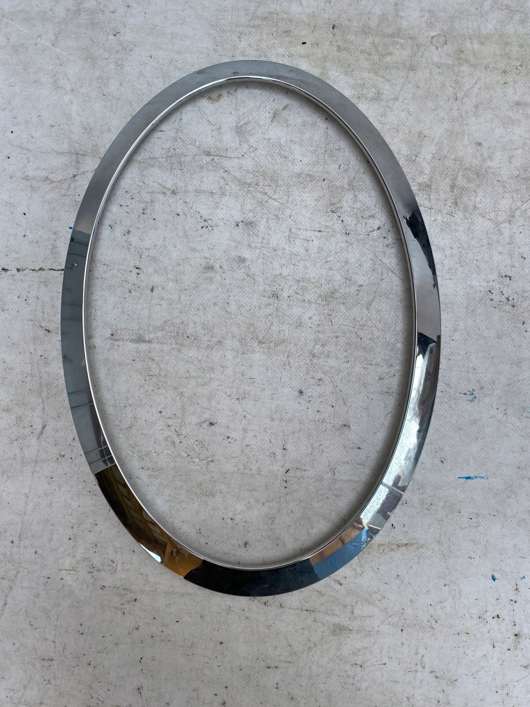 MINI COOPER III F55 F56 14- frame ring CHROM lights left front 7300631