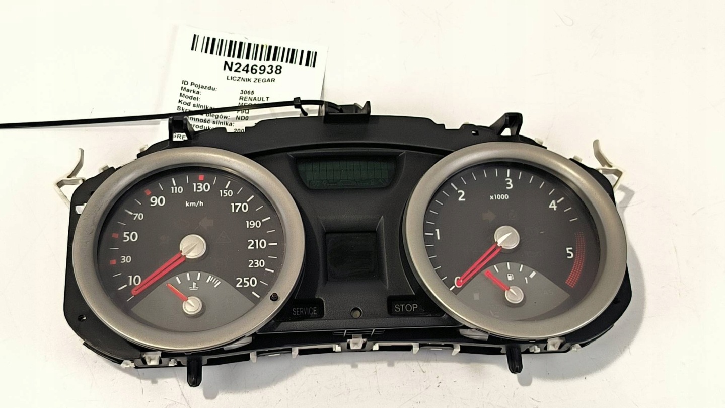 dials clock EU 8200399700 1.9 DCI RENAULT MEGANE II