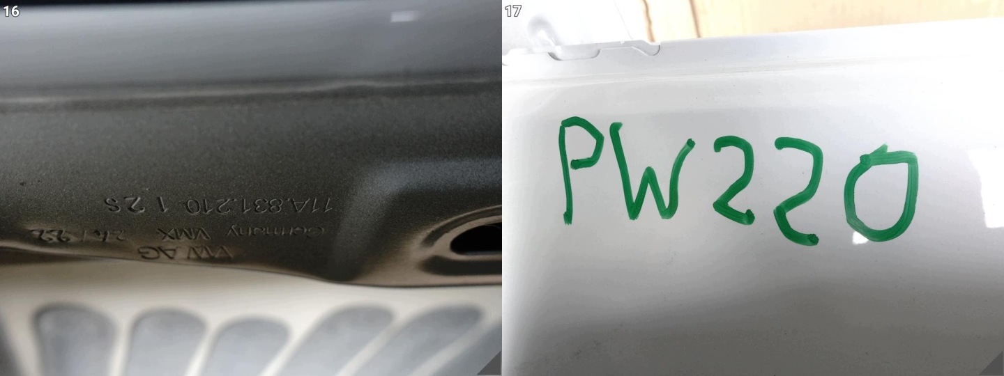 VW ID.4 ID4 E21 20- door DOOR front right + moulding