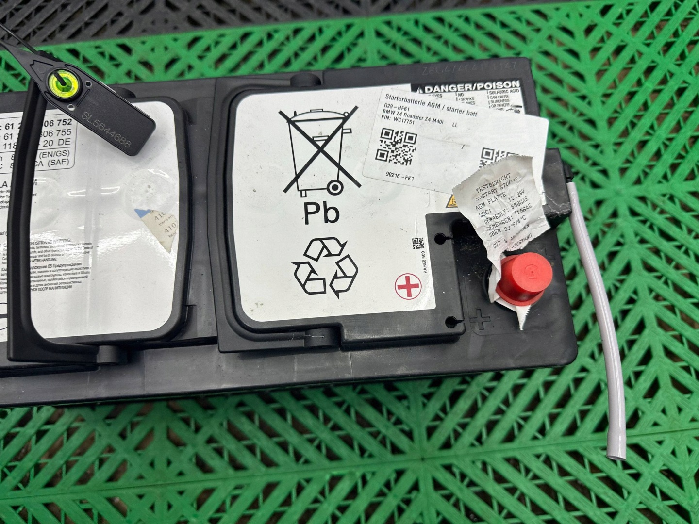 BMW Batterie AGM 92AH 850A