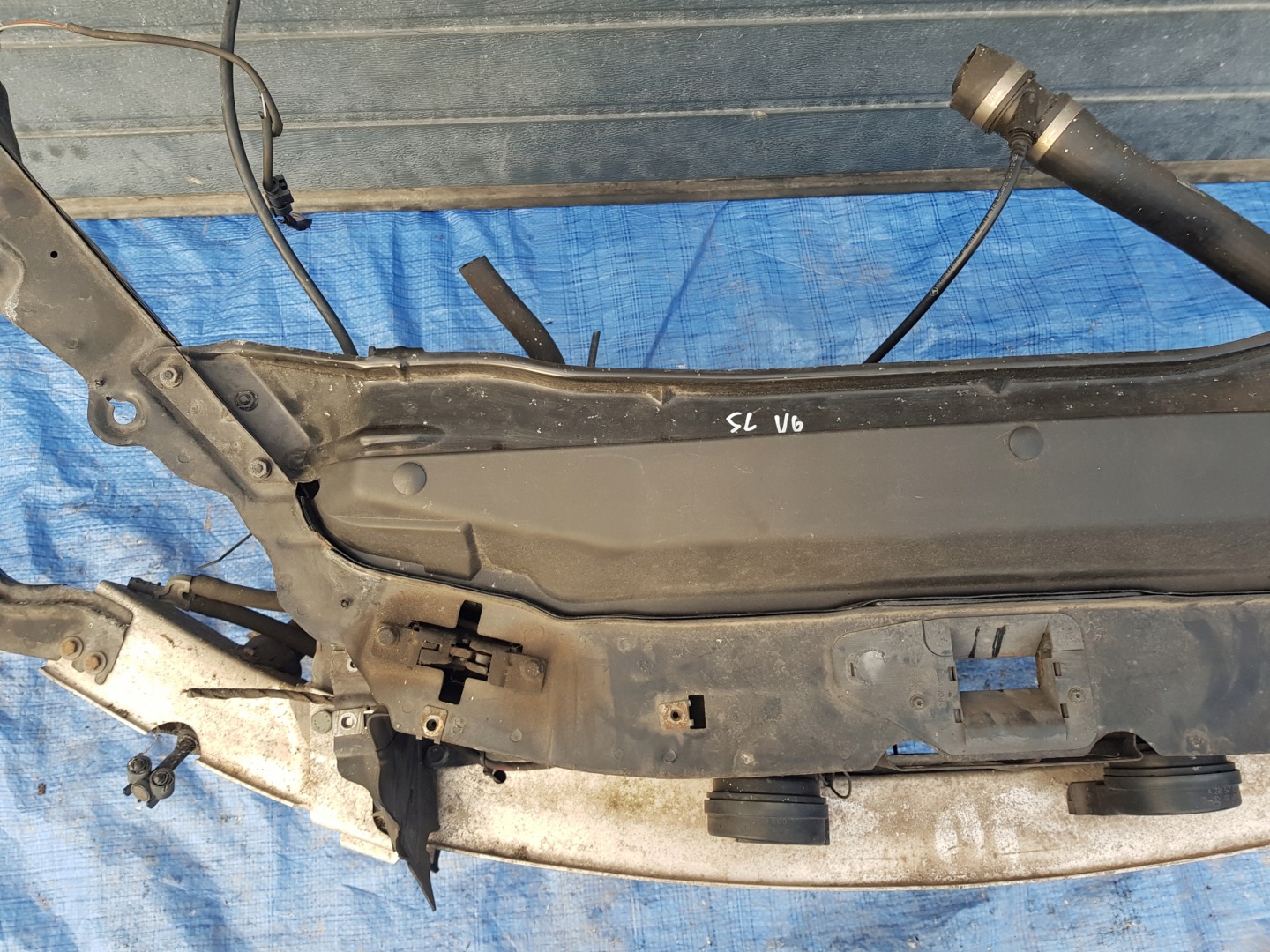 support panel for radiators radiator MERCEDES SL R230 W230