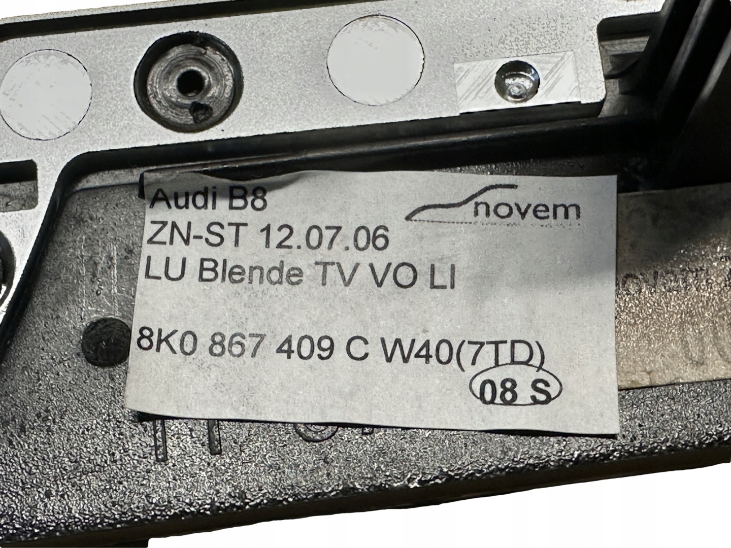 AUDI A4 8K B8 DEKOR Tür links vorne 8K0867409C