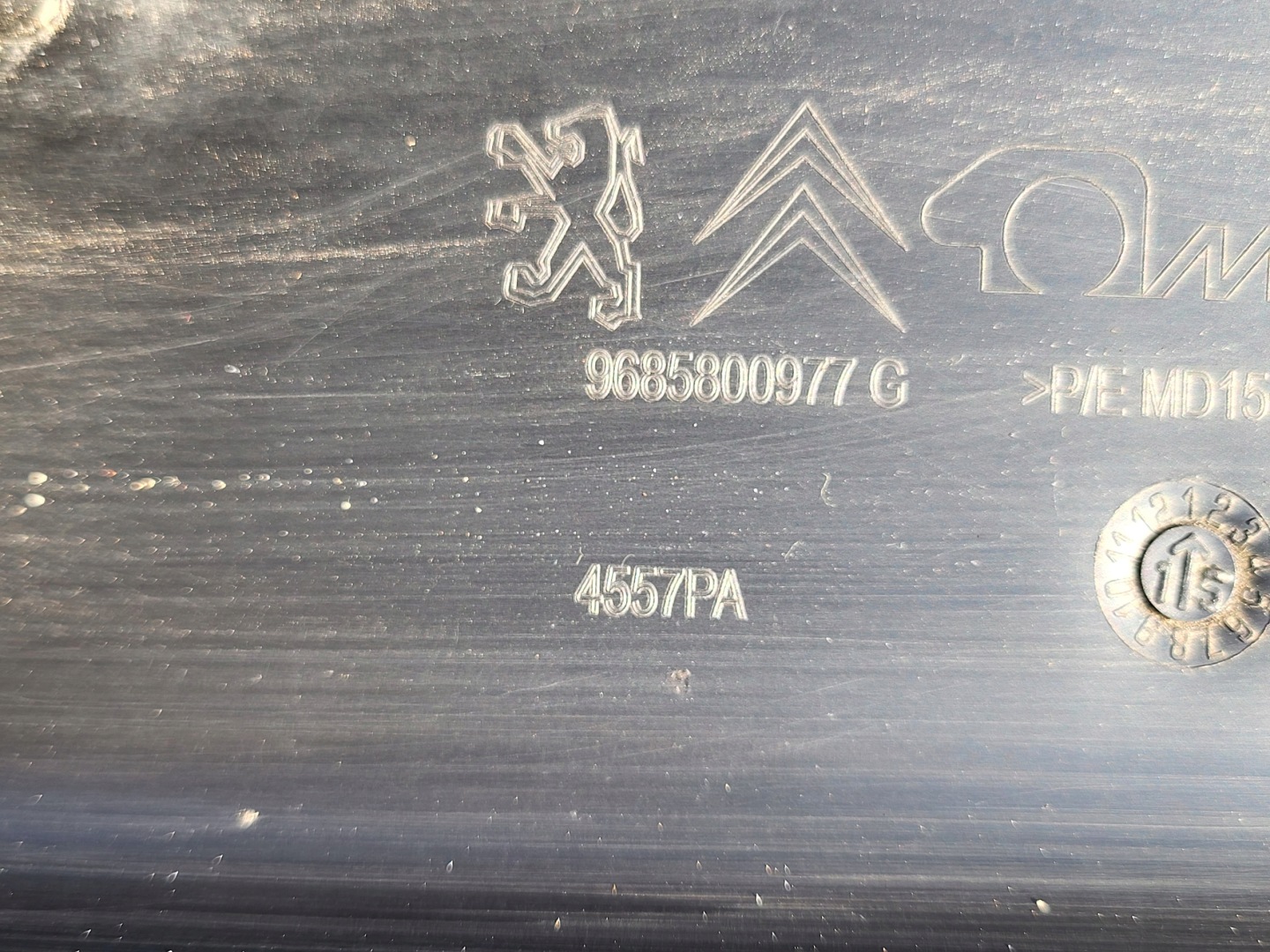 moulding threshold left cap for threshold left PEUGEOT PARTNER II BERLINGO 2 OE