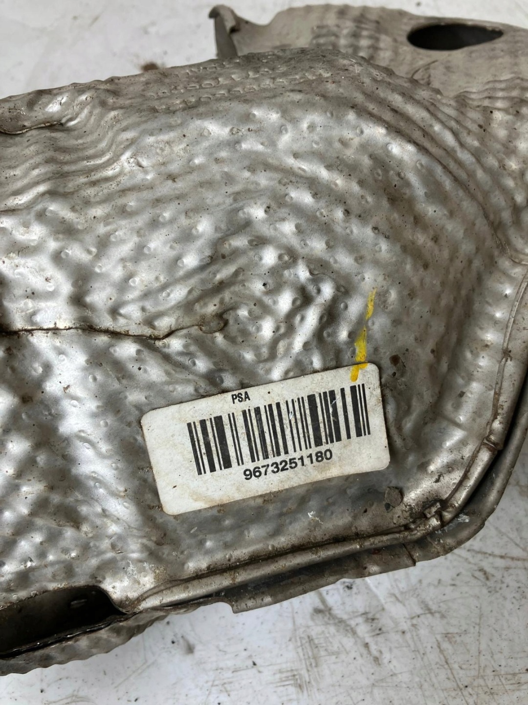 Blende Abdeckung TERMICZNA KATALIZATORA DS5 2.0 HDI