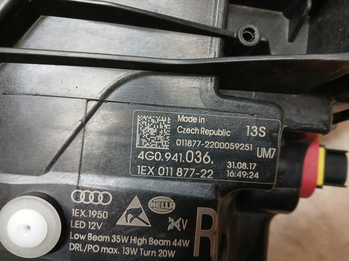 light front right AUDI A6 C7 4G LIFT 14- FULL LED MATRIX 4G0941036