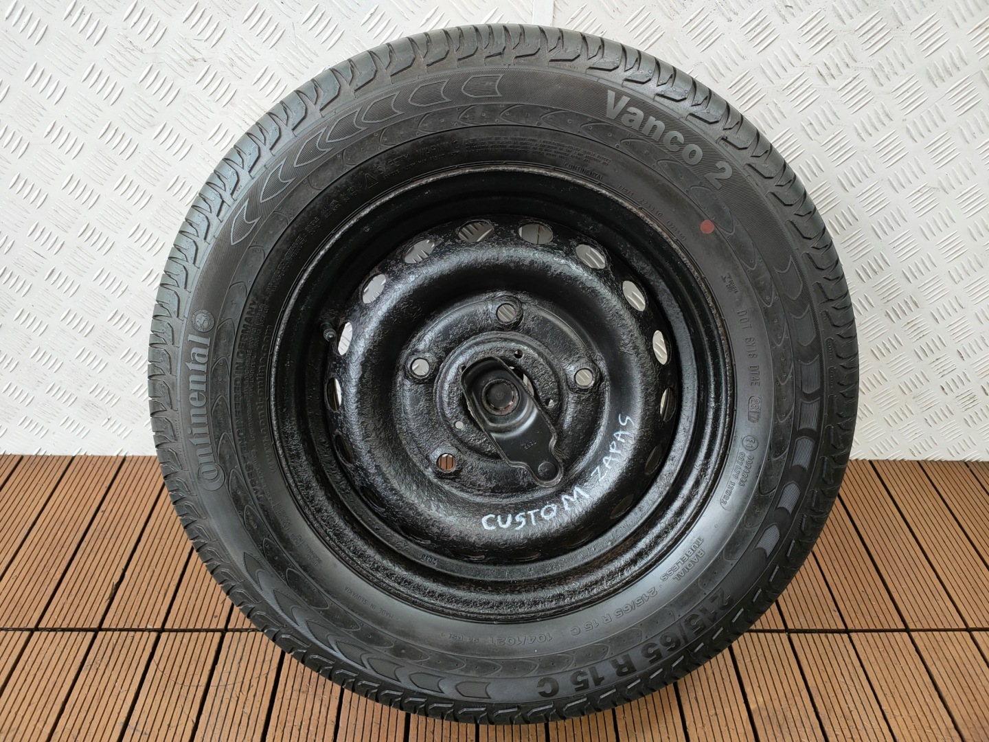 FORD TRANSIT CUSTOM 12-24 wheel spare disc + WINDA 5x160 15 215/65R15C