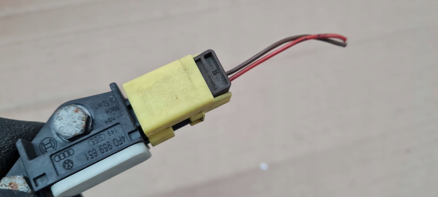 A6 C6 LIFT sensor SENSOR beschleunigungs- aufprall connector contact 4F0959651