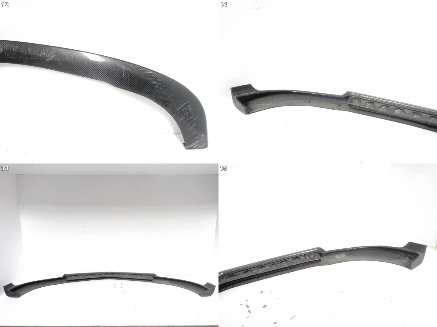 BRABUS MERCEDES E-class W212 E63 63 AMG SPOILER W bumper front CARBON original