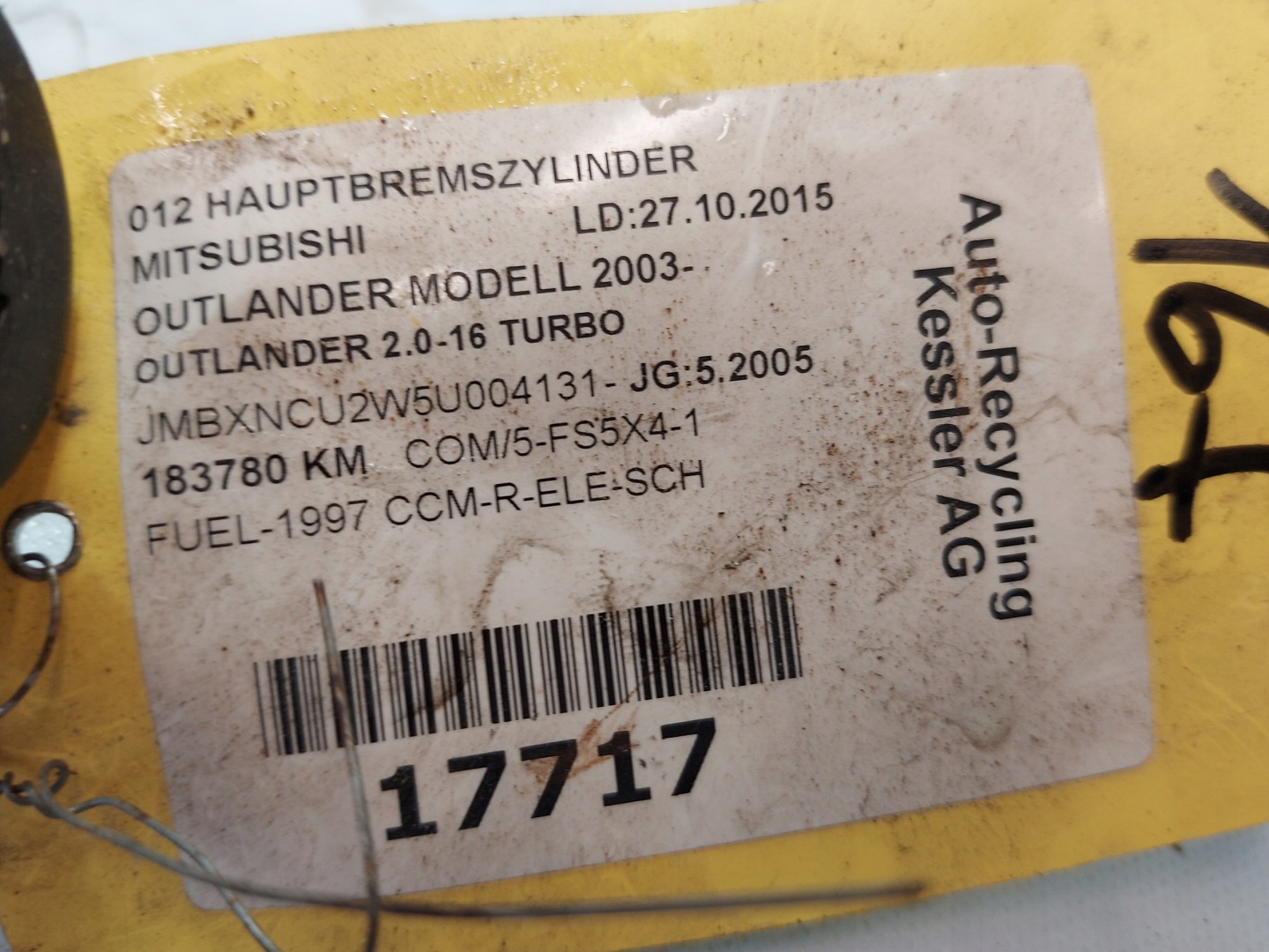Servofreno MITSUBISHI OUTLANDER 2.0T BOSCH