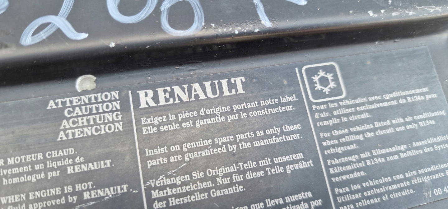 RENAULT LAGUNA 2 II tension belt sider upper pillar