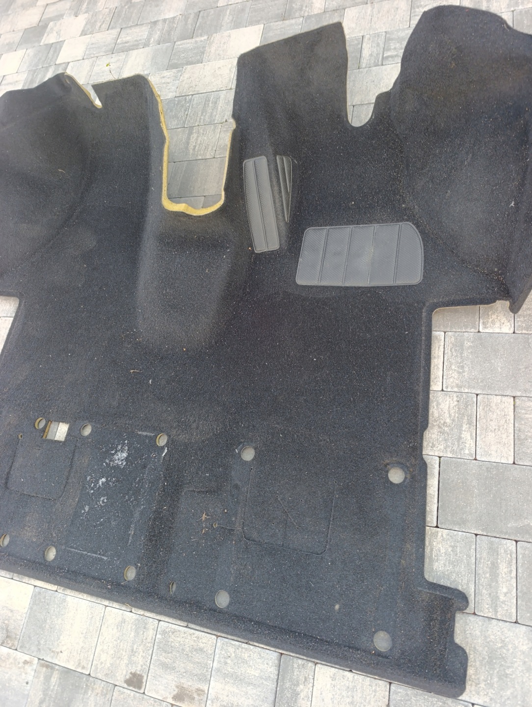 carpet mats VW T5 T6 front welur black ANGLIK