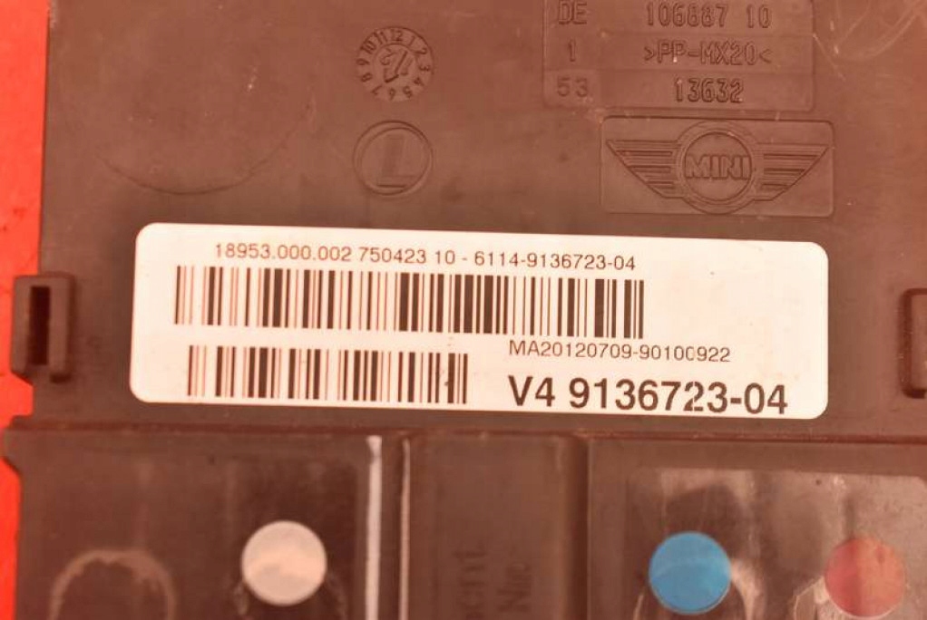 control unit voltage module 9136726 MINI COOPER ONE R56 1.6 T 184 KM 10-14